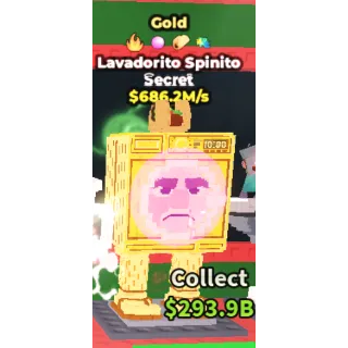 ✅ gold lavadorito spinito ONE TIME OFFER💲