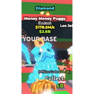 ✅💲diamond money money puggy  ONE TIME OFFER💲