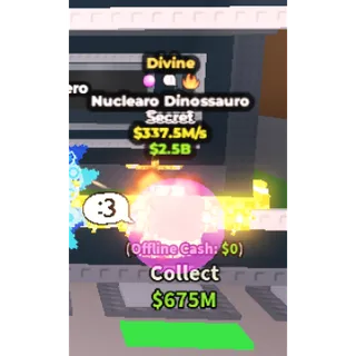 ✅ divine nuclearo dinossauro 12394 ONE TIME OFFER💲