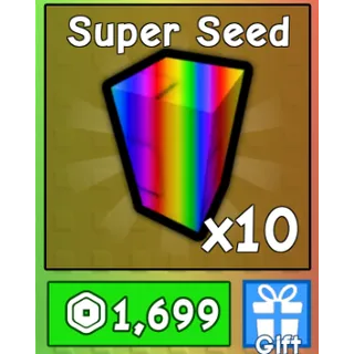 ✅ 10x super seed- grow a garden