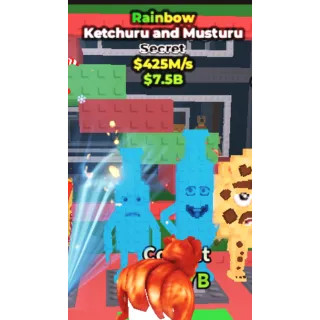 ✅ rainbow Ketchuru and Musturu ONE TIME OFFER💲