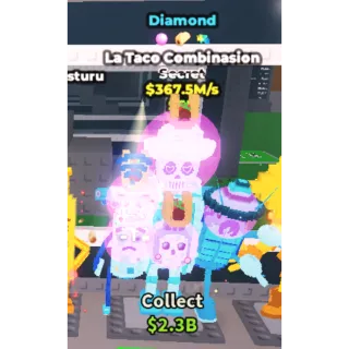 ✅ diamond la taco combinasion  ONE TIME OFFER💲