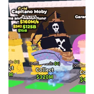 ✅ capitano moby 12387 ONE TIME OFFER💲