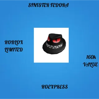 ✅ sinister fedora (sf)