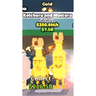 ✅ gold Ketchuru and musturu ONE TIME OFFER💲