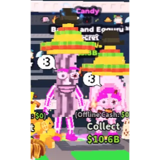 ✅ candy stacked bacuru and egguru 12400 ONE TIME OFFER💲