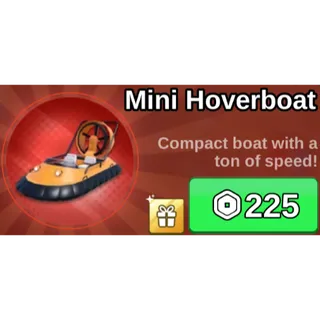 ✅ fish it- mini hoverboat