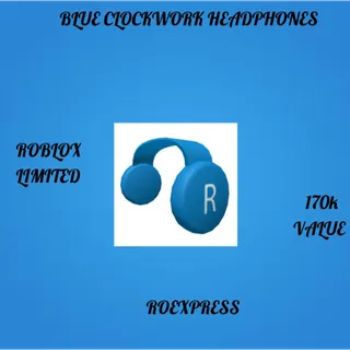 ✅ blue clockwork headphones (bcwhp)