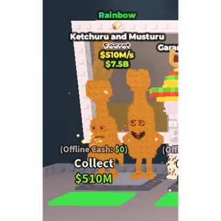 ✅ Rainbow ketchuru and musturu 12389 ONE TIME OFFER💲