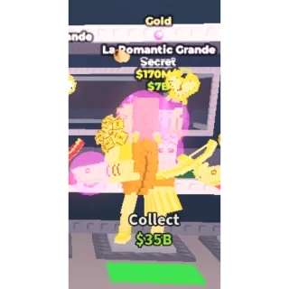 ✅ gold la romantic grande  ONE TIME OFFER💲