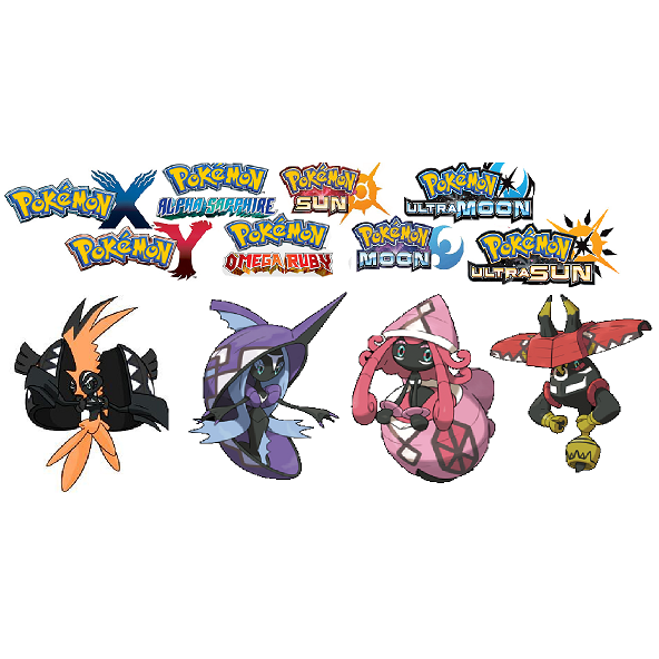 ALL 4 Guardian Deities (Tapu Fini, Bulu, Lele And Shiny Tapu Koko