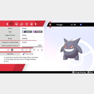 Pokemon Go Shiny Gengar