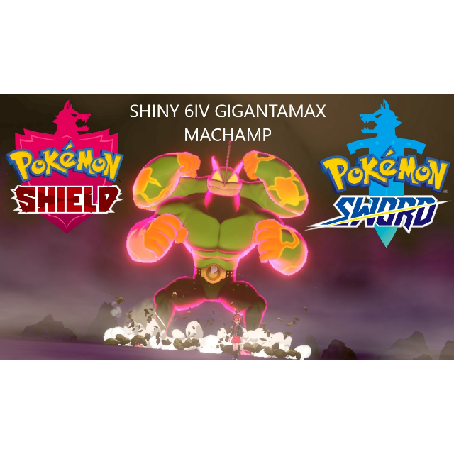 Machamp | SHINY GIGANTAMAX MACHAMP - Game Items - Gameflip