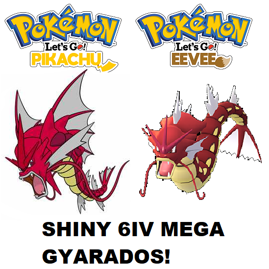 Mega Gyarados Shiny 6iv Mega Gyarados In Game