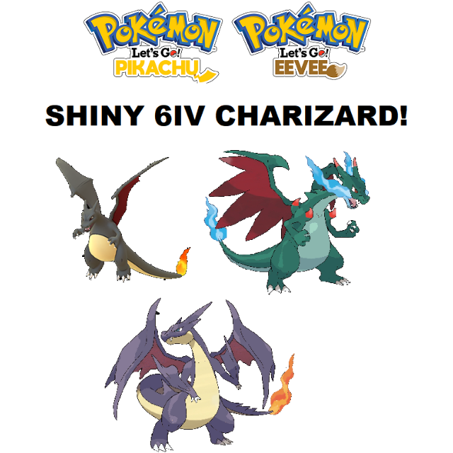 Charizard Shiny 6iv Mega Charizard In Game Items