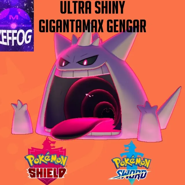 GMAX GENGAR  ULTRA SHINY 6IV! - Game Items - Gameflip