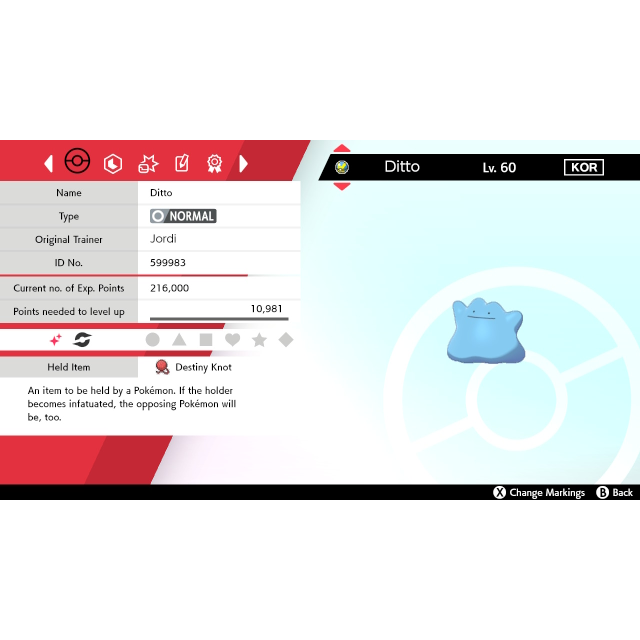 Ditto Shiny Korean Ditto 6iv In Game Items Gameflip