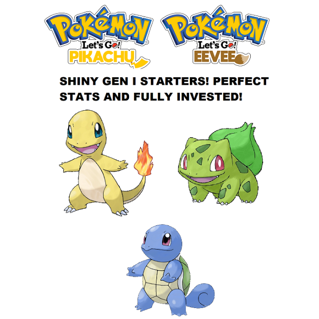 Charmander SHINY ORIGINAL STARTERS! InGame Items Gameflip
