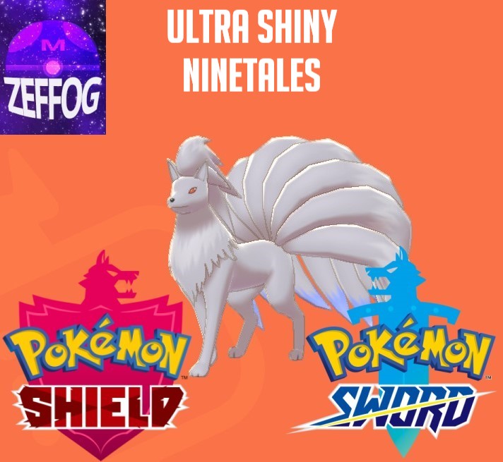 Shiny Alolan Ninetales / Pokemon Let's Go / 6IV Pokemon / Shiny Pokemon