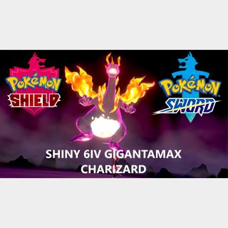 Shiny Charizard / Pokemon Let's Go / 6IV Pokemon / Shiny Pokemon