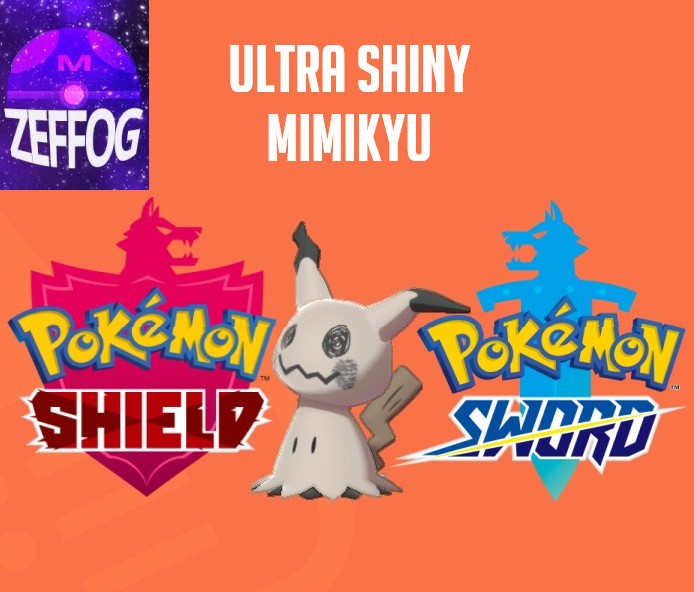 Shiny Mimikyu / Pokemon Sword and Shield / 6IV Pokemon / Shiny Pokemon
