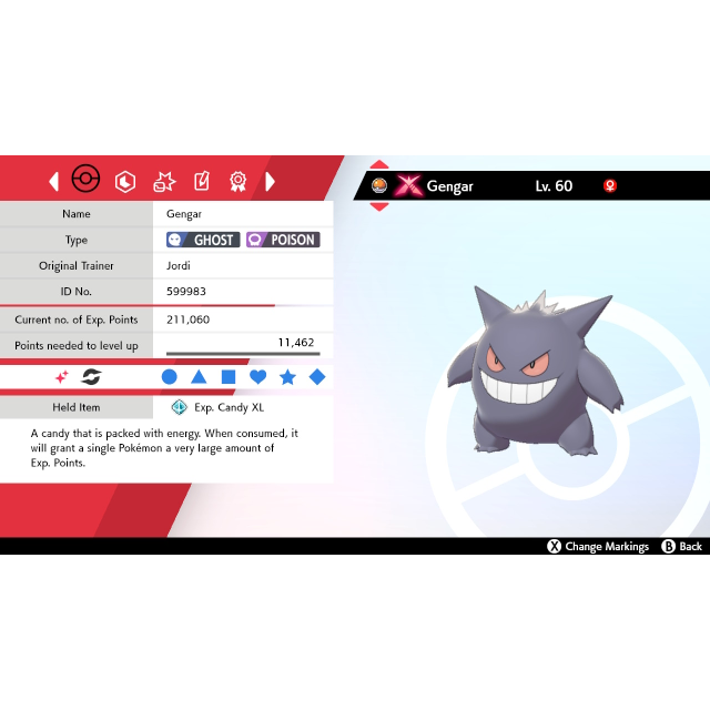 Gengar Shiny Gigantamax Gengar In Game Items Gameflip