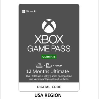 Xbox GamePass Ultimate 12 Month USA