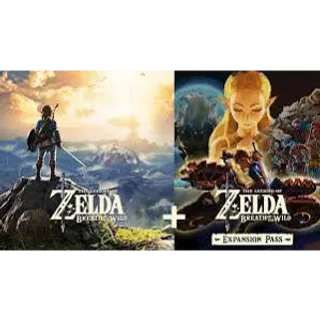 The Legend of Zelda: Breath of the Wild + Expansion Pass Bundle Nintendo Switch