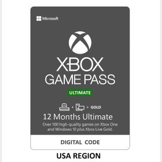 Xbox GamePass Ultimate 12 Month USA