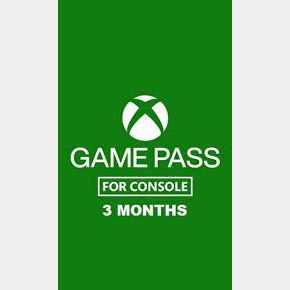 Game Pass For Console 3 Months ( UK Region ) Auto Delivery 