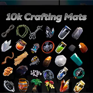 10000x each crafting mat