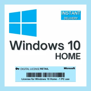 Windows 10 Home Retail Lifetime