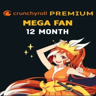 Crunchyroll Mega Fan - 12 Months Plan