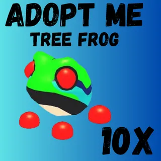 tree frog = 10 X 