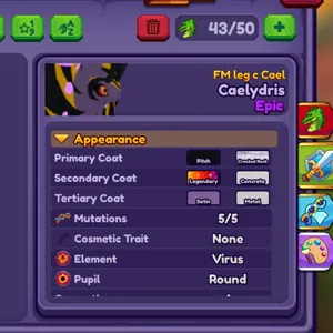 FM Leg Color Caelydris