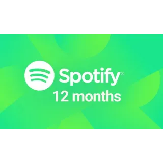 Spotify Premium 12 months account