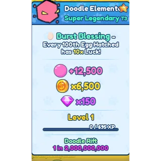 Super Legendary Burst Blessing