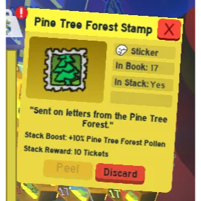 Pine Tree Forest Stamp
