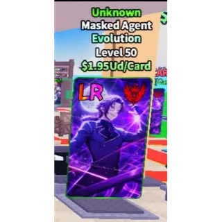 UNKNOWN Masked Agent Evolution | Anime Card Farm
