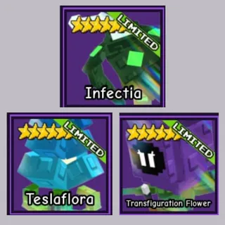 Infectia, Teslaflora, Transfiguration | GTD BUNDLE | Garden Tower Defense