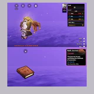 God / Dio | With Evo item | Anime Vanguards