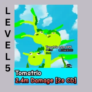Titanic Neon Tomatrio (2.4M DMG/ 1.2M DPS) Level 5