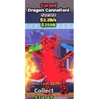 Cursed Dragon Cannelloni | 2.2B/S | Steal a Brainrot
