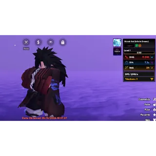 Shinobi God (Infinite dreams) Stats A S Z | Anime Vanguards