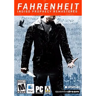 Fahrenheit: Indigo Prophecy Remastered *Fast Delivery* Steam Key - 𝐹𝑢𝑙𝑙 𝐺𝑎𝑚𝑒