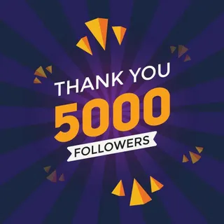 5,000 Followers