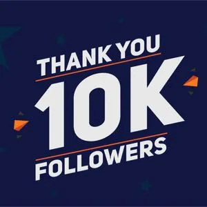 10000 Followers!!