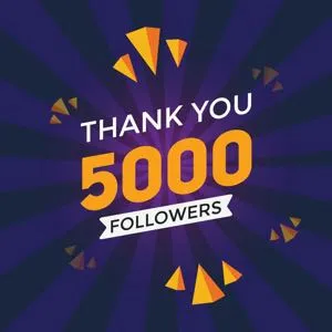 5,000 Followers