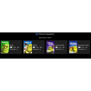 Shrek: 4-Movie Collection 4k MA