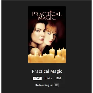 Practical Magic 4k MA